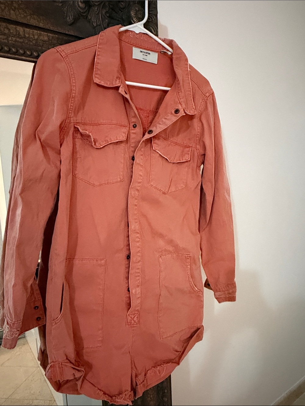 One Teaspoon Coral Utility Shirt Jacket